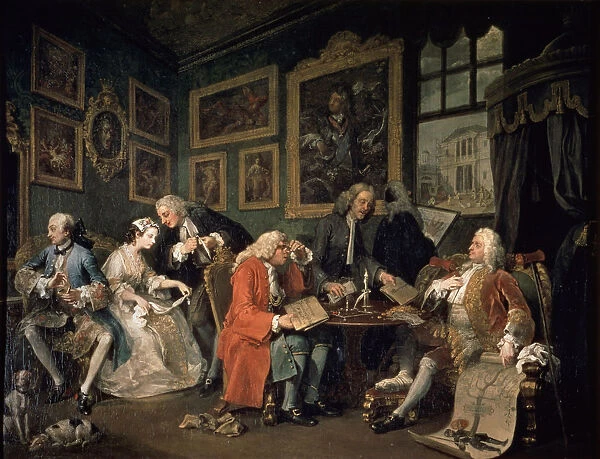 Marriage a la Mode: 1, The Marriage Contract, 1743. Artist: William Hogarth