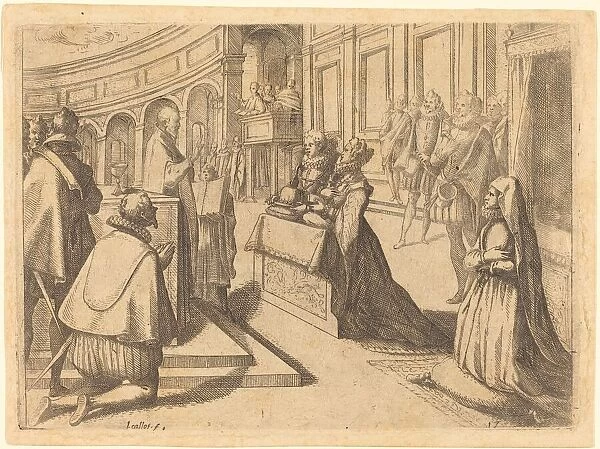 Marriage of Margaret of Austria and Philip III, 1612. Creator: Jacques Callot