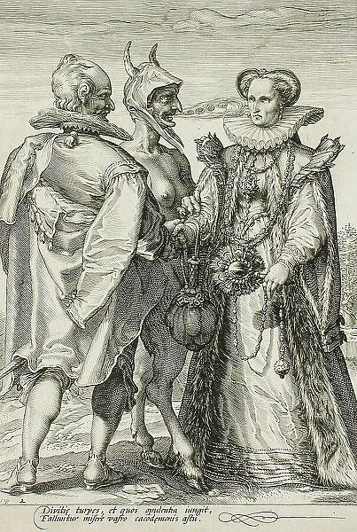 Marriage for Money, c1594. Creator: Jan Saenredam