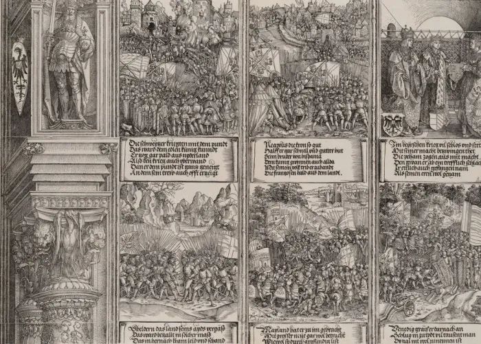 Framed Print : The Marriage of Philip the Fair to Joanna of Austria; Maximilian Recaptures the Occupied Framed Print : The Marriage of Philip the Fair to Joanna of Austria; Maximilian Recaptures the Occupied