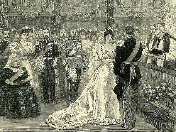Marriage of the Princess Maud of Wales, c1900. Creator: Unknown