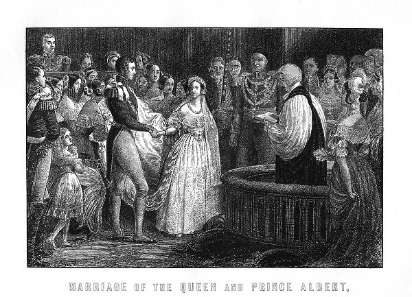 Marriage of Queen Victoria and Albert, Chapel Royal, St Jamess Palace, 10th February, 1840, (1899)