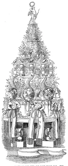 Framed Print : Marriage of Sir Robert Peel and Lady Emily Hay - the Bridecake, 1856. Creator: Unknown Framed Print : Marriage of Sir Robert Peel and Lady Emily Hay - the Bridecake, 1856. Creator: Unknown