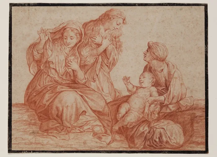 Framed Print : Marriage of St. Catherine, 18th century. Creator: Unknown Italian; After Raphael Italian, 1483-1520 Framed Print : Marriage of St. Catherine, 18th century. Creator: Unknown Italian; After Raphael Italian, 1483-1520