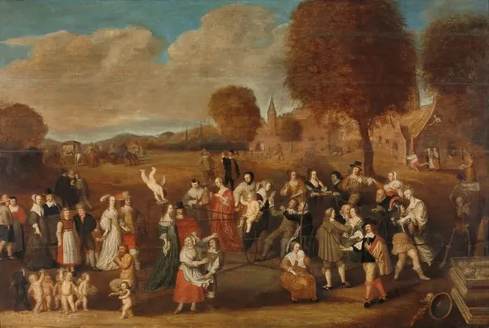 Framed Print : The marriage trap: an allegory of marriage, 1647. Creator: Hendrik Noorderwiel Framed Print : The marriage trap: an allegory of marriage, 1647. Creator: Hendrik Noorderwiel
