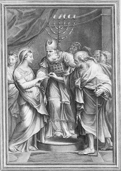 Marriage of the Virgin, 1645-1724. Creator: Benoit Farjat