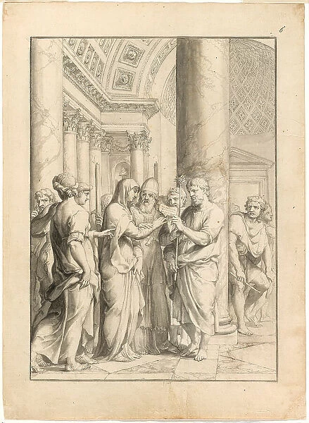 Marriage of the Virgin, c. 1640. Creator: Jacques Stella