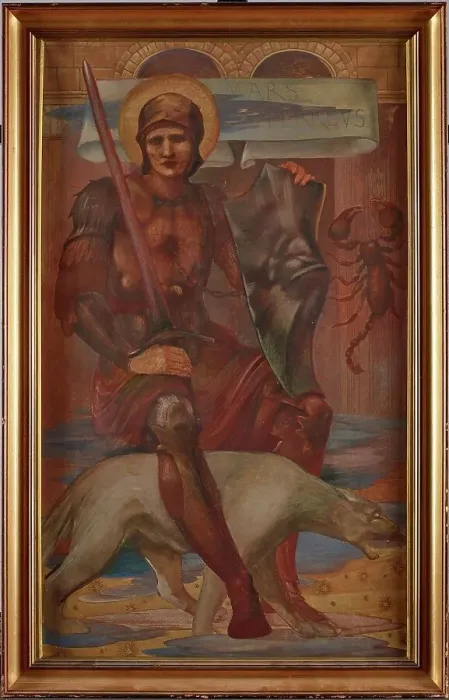 Framed Print : Mars, 1878. Creator: Sir Edward Coley Burne-Jones Framed Print : Mars, 1878. Creator: Sir Edward Coley Burne-Jones