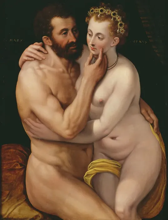 Framed Print : Mars and Venus, 16th century. Creator: Unknown Framed Print : Mars and Venus, 16th century. Creator: Unknown