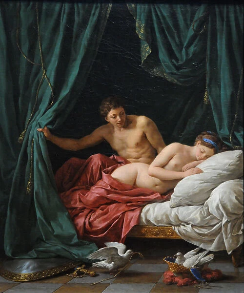 Mars and Venus (Allegory of Peace), 1770. Artist: Lagrenee, Louis-Jean-Francois (1725-1805)