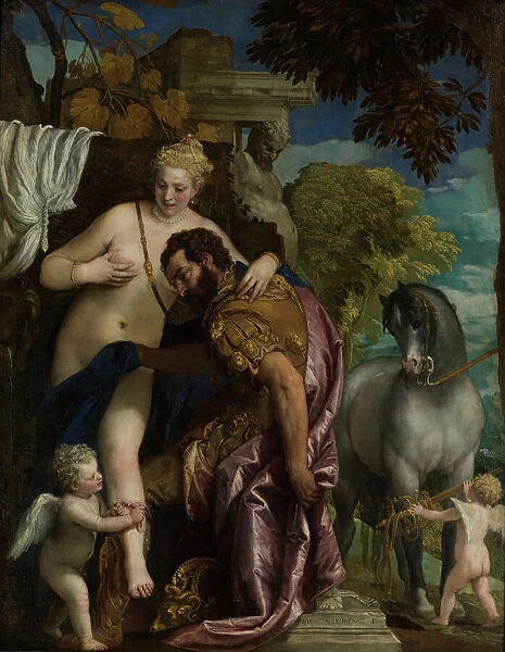 Mars and Venus United by Love, 1570s. Creator: Paolo Veronese