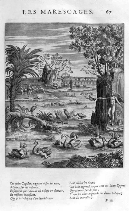Framed Print : Marsh, 1615. Artist: Leonard Gaultier Framed Print : Marsh, 1615. Artist: Leonard Gaultier