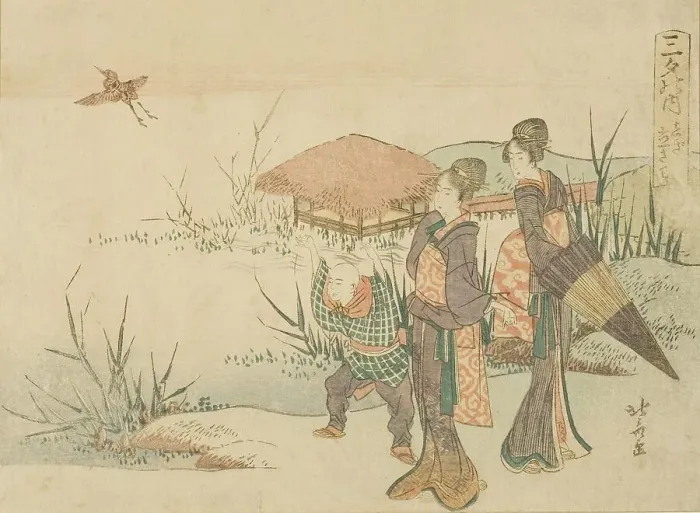 Framed Print : The Marsh Where the Snipe Takes Flight (Shigi tatsu sawa), from the series Three... Japan, n.d. Creator: Hokusai. The Marsh Where the Snipe Takes Flight (Shigi tatsu sawa), from the series Three... Japan, n.d. Creator: Hokusai Framed Print : The Marsh Where the Snipe Takes Flight (Shigi tatsu sawa), from the series Three... Japan, n.d. Creator: Hokusai. The Marsh Where the Snipe Takes Flight (Shigi tatsu sawa), from the series Three... Japan, n.d. Creator: Hokusai