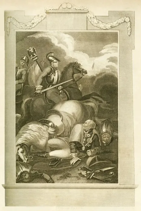 Framed Print : Marshal Blucher at the Battle of Ligny, June 16, 1815, 1816. Creator: Unknown Framed Print : Marshal Blucher at the Battle of Ligny, June 16, 1815, 1816. Creator: Unknown