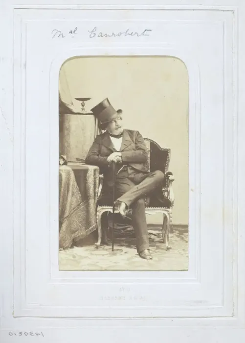 Framed Print : Marshal Canrobert, 1860-69. Creator: Andre-Adolphe-Eugene Disderi Framed Print : Marshal Canrobert, 1860-69. Creator: Andre-Adolphe-Eugene Disderi