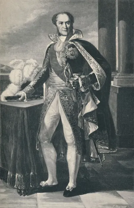 Framed Print : Marshal Guillaume Marie-Anne, Count De Brune, c1810, (1896). Artist: Ernst Heinemann Framed Print : Marshal Guillaume Marie-Anne, Count De Brune, c1810, (1896). Artist: Ernst Heinemann