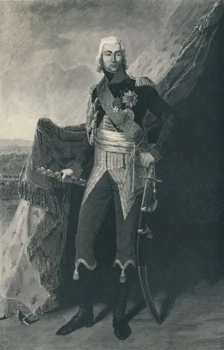 Framed Print : Marshal Jean-Baptiste Bessieres, Duke of Istria, c1800, (1896). Artist: Charles J Framed Print : Marshal Jean-Baptiste Bessieres, Duke of Istria, c1800, (1896). Artist: Charles J