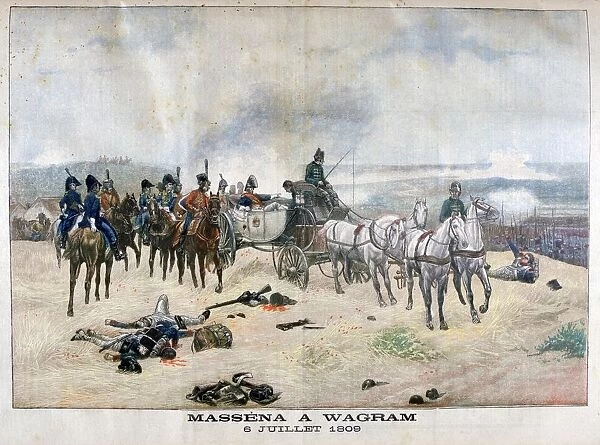 Marshal Massena at the Battle of Wagram, Austria, 5th-6th July 1809, (1904)