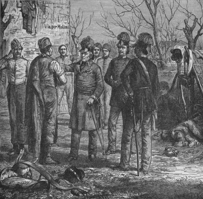 Framed Print : Marshal Radetzky After The Battle of Novara, 1902