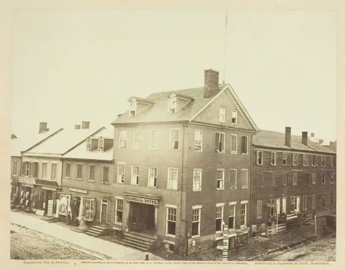Framed Print : Marshall House, Alexandria, Virginia, August 1862. Creator: William R. Pywell Framed Print : Marshall House, Alexandria, Virginia, August 1862. Creator: William R. Pywell