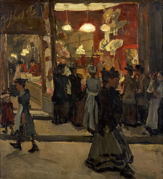 Marss hat shop at the Nieuwendijk in Amsterdam, 1893