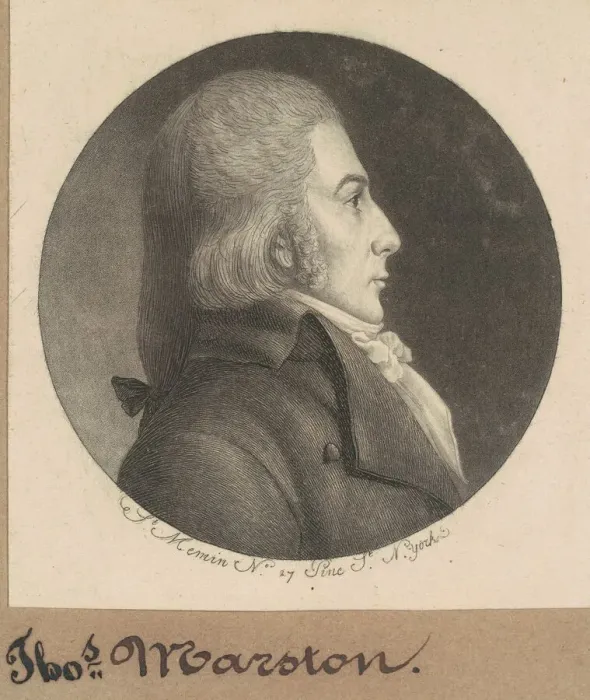 Framed Print : Marston, 1798. Creator: Charles Balthazar Julien Fevret de Saint-Memin Framed Print : Marston, 1798. Creator: Charles Balthazar Julien Fevret de Saint-Memin