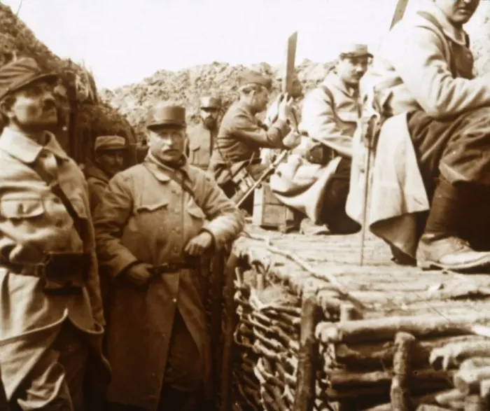 Framed Print : Marteau trenches, Carency, northern France, c1914-c1918 Framed Print : Marteau trenches, Carency, northern France, c1914-c1918
