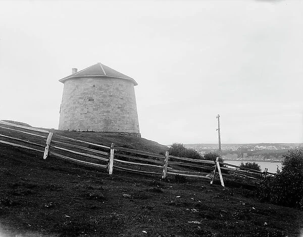 Martello tower, Plains of Abraham, Quebec, between 1890 and 1901. Creator: Unknown