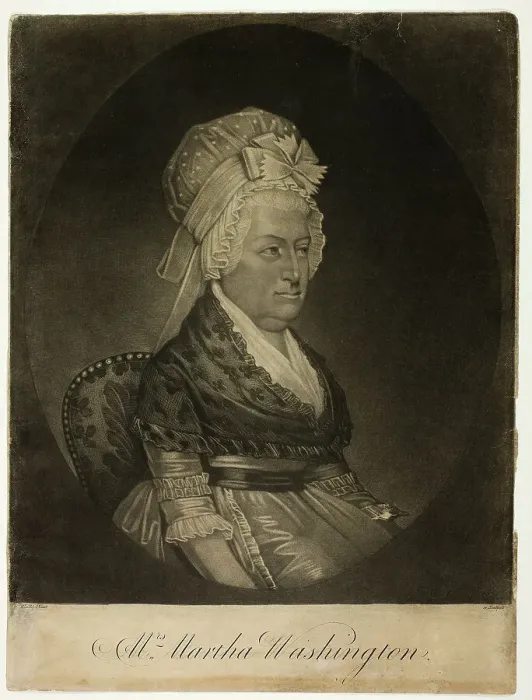 Framed Print : Martha Washington, c. 1800. Creator: William Woollett Framed Print : Martha Washington, c. 1800. Creator: William Woollett