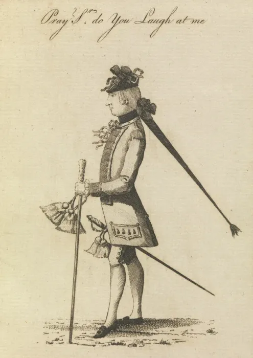 Framed Print : The Martial Macaroni, November 6, 1771. Creator: Matthew Darly Framed Print : The Martial Macaroni, November 6, 1771. Creator: Matthew Darly