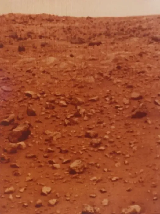Framed Print : Martian planet surface, Viking 1 Mission to Mars, 1976. Creator: NASA Framed Print : Martian planet surface, Viking 1 Mission to Mars, 1976. Creator: NASA