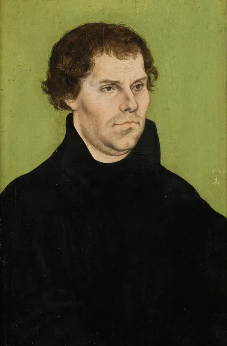 Framed Print : Martin Luther (1483-1546), 1527. Creator: Lucas Cranach the Elder Framed Print : Martin Luther (1483-1546), 1527. Creator: Lucas Cranach the Elder