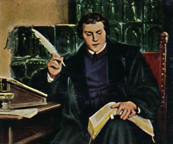 Martin Luther 1483-1546. - Gemalde von Thumann, 1934