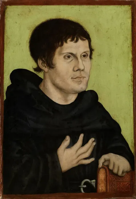 Framed Print : Martin Luther as an Augustinian Monk, Second half of the16th cen Framed Print : Martin Luther as an Augustinian Monk, Second half of the16th cen