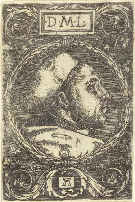 Framed Print : Martin Luther, c. 1525. Creator: Albrecht Altdorfer Framed Print : Martin Luther, c. 1525. Creator: Albrecht Altdorfer