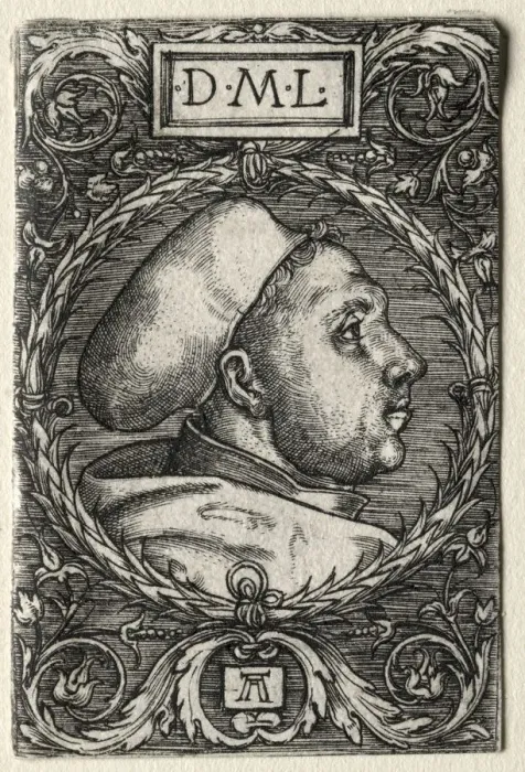 Framed Print : Martin Luther, ca. 1525. Creator: Albrecht Altdorfer (German, c. 1480-1538) Framed Print : Martin Luther, ca. 1525. Creator: Albrecht Altdorfer (German, c. 1480-1538)
