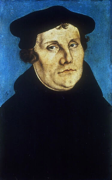 Martin Luther, German Protestant reformer, c1529. Artist: Lucas Cranach the Elder