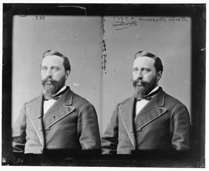 Framed Print : Martin Maginnis of Montana, 1865-1880. Creator: Unknown Framed Print : Martin Maginnis of Montana, 1865-1880. Creator: Unknown