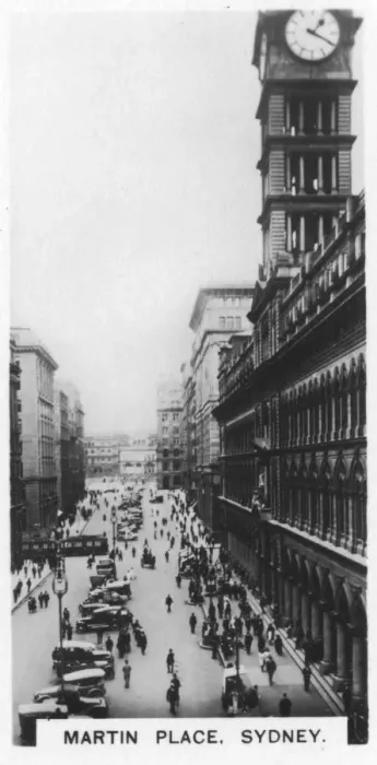 Framed Print : Martin Place, Sydney, 1928 Framed Print : Martin Place, Sydney, 1928