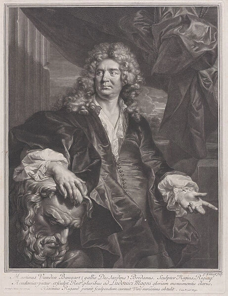Martin Vanden Bogaert, called Desjardins, 1698. Creator: Gerard Edelinck