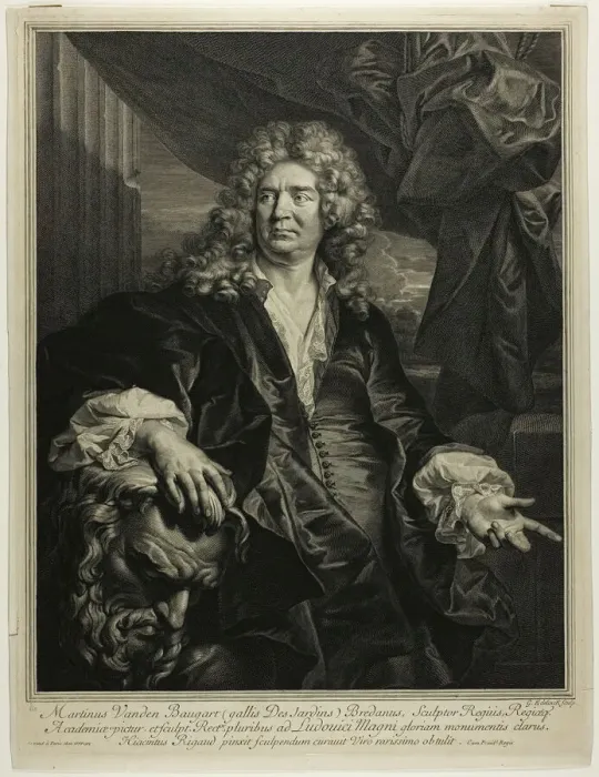 Framed Print : Martin Vanden Bogaert Desjardins, 1698. Creator: Gerard Edelinck Framed Print : Martin Vanden Bogaert Desjardins, 1698. Creator: Gerard Edelinck