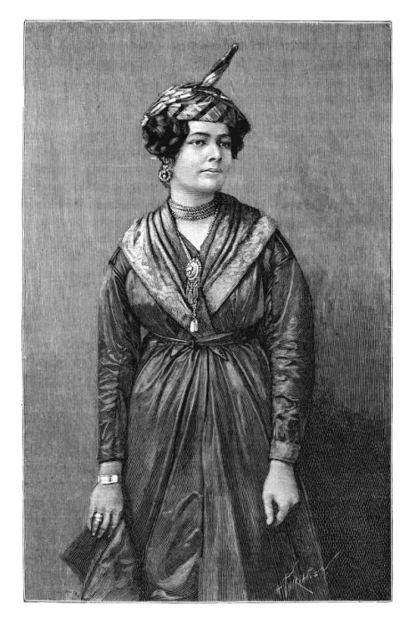 Framed Print : A Martinique creole woman, c1890. Artist: Henri Thiriat Framed Print : A Martinique creole woman, c1890. Artist: Henri Thiriat