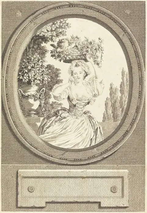 Framed Print : Marton, 1777. Creator: Nicolas Ponce Framed Print : Marton, 1777. Creator: Nicolas Ponce