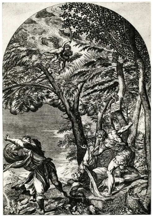 Framed Print : Martydom of St Peter Martyr, 16th century, (1937). Artist: Martino Rota Framed Print : Martydom of St Peter Martyr, 16th century, (1937). Artist: Martino Rota