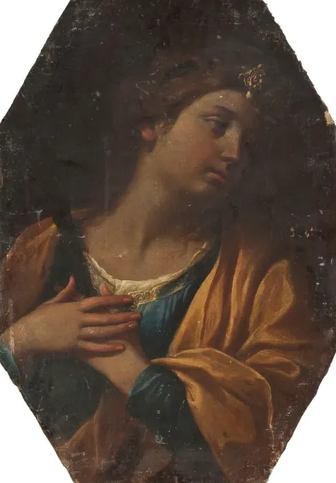 Framed Print : Martyr, c17th century. Creator: Anon Framed Print : Martyr, c17th century. Creator: Anon
