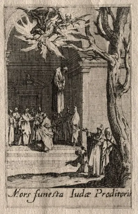Framed Print : The Martyrdom of the Apostles: The Death of Judas. Creator: Jacques Callot (French, 1592-1635) Framed Print : The Martyrdom of the Apostles: The Death of Judas. Creator: Jacques Callot (French, 1592-1635)