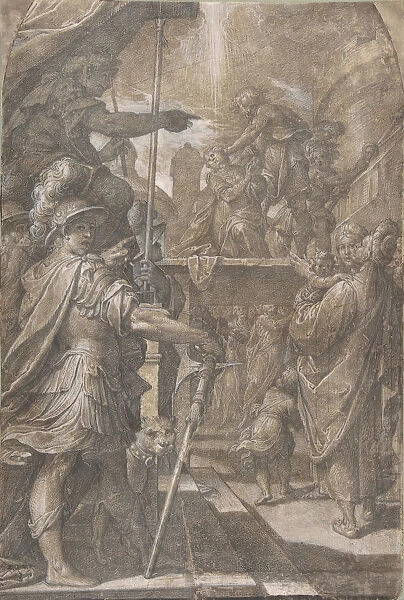 Martyrdom of a Female Saint (Agnes?), 1605-9. Creator: Camillo Procaccini
