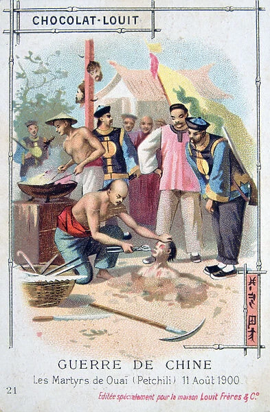 Martyrdom at Ouai (Petchili), China, Boxer Rebellion, 11 August 1900