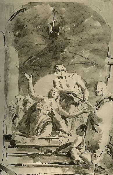 Martyrdom of S. Giustina, c1730s, (1928). Artist: Giovanni Battista Tiepolo