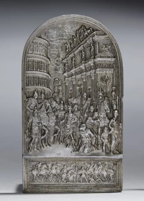 Framed Print : Martyrdom of a Saint, after 1866. Creator: Hermann Samuel Ratzerdorfer (Austrian, 1815-1891) Framed Print : Martyrdom of a Saint, after 1866. Creator: Hermann Samuel Ratzerdorfer (Austrian, 1815-1891)